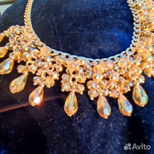 Ожерелье хрусталь