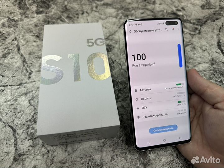 Samsung Galaxy S10 5G Single sim, 8/512 ГБ