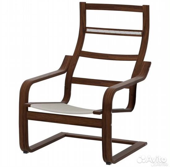 Каркас кресла поэнг Икеа IKEA коричневый