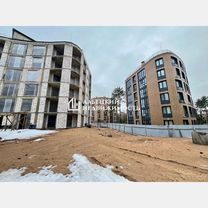 2-к. апартаменты, 60,1 м², 2/6 эт.