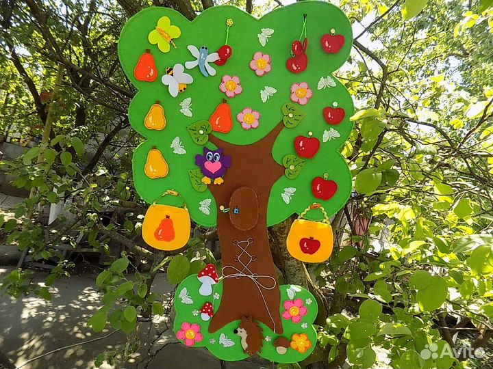 Развивающее панно Волшебное деревце