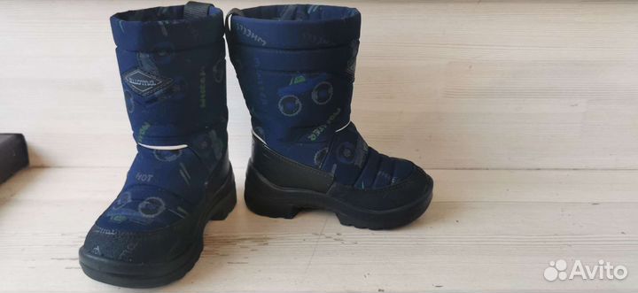 Сапожки на мальчика зимние kuoma 26р