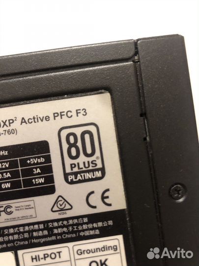 Блок питания Seasonic ss-760XP2 (platinum-760)