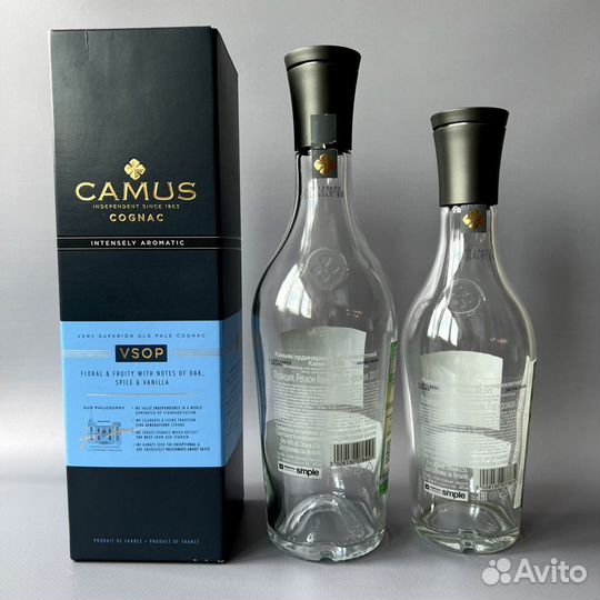 Бутылка пустая Коньяк Camus vsop коробка