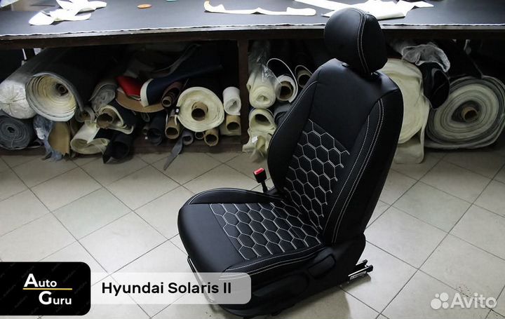 Чехлы на Hyundai Solaris 2