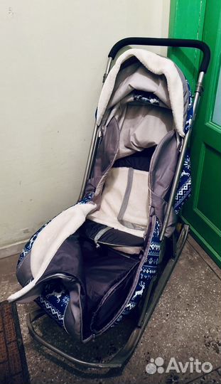 Коляска санки