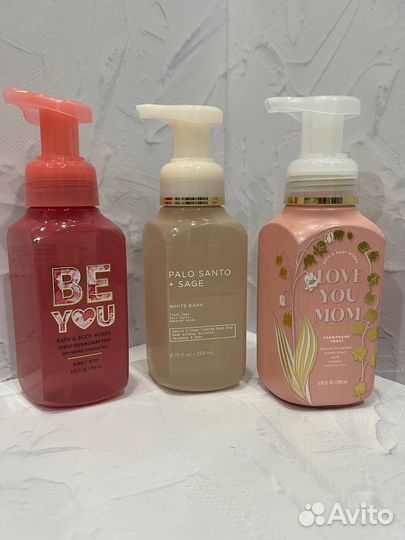 Пенное мыло bath and body works