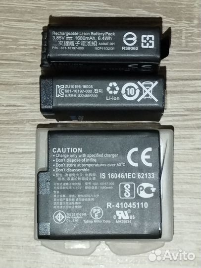 Аккумулятор Probty для GoPro Hero 7 / 6 /5 (новые)