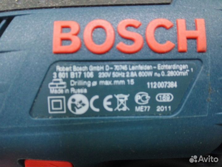 Дрель bosch GSB 13RE оригиналновая