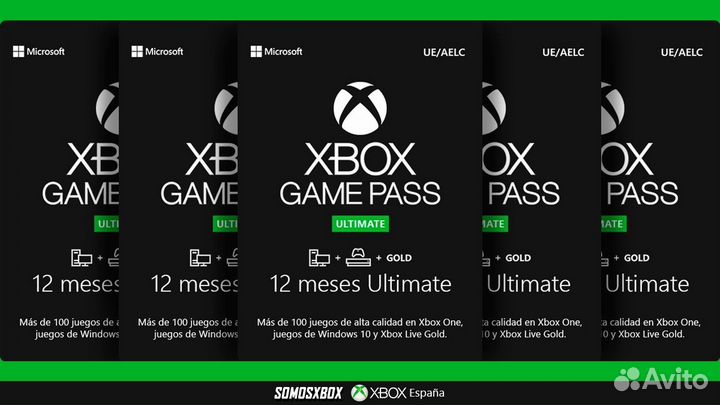 Подписка xbox game pass ultimate 5/12М