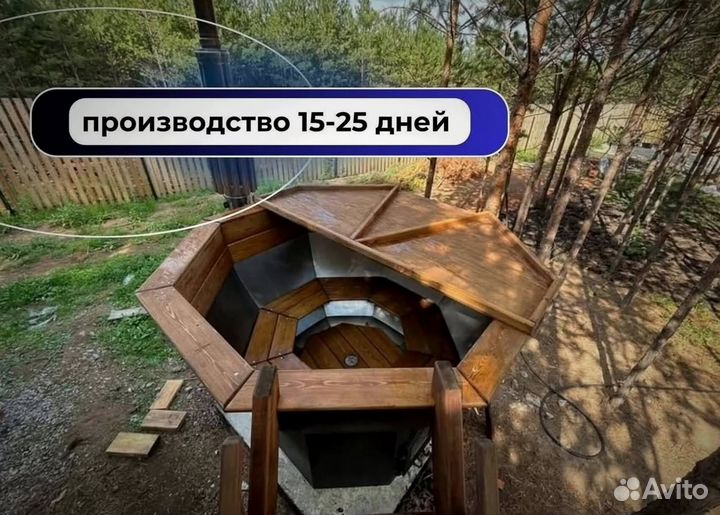 Банный чан с водяной рубашкой отправим уже завтра