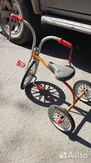 Детский трехколесный велосипед СССР
