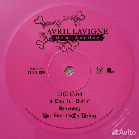 Винил Avril Lavigne – The Best Damn Thing (2LP pin