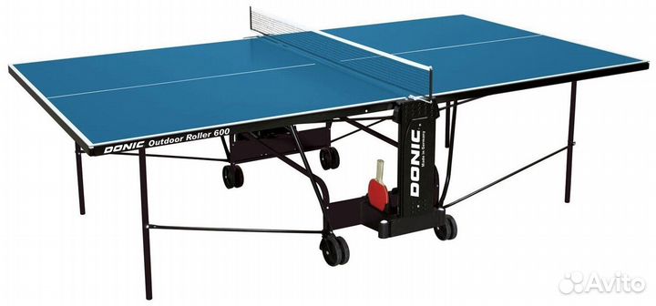 Теннисный стол donic Outdoor Roller 600 blue