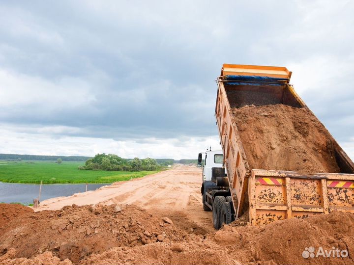 Песок карьерный