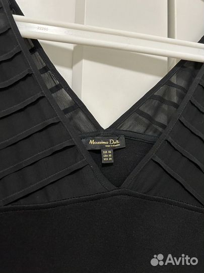 Massimo dutti платье черное