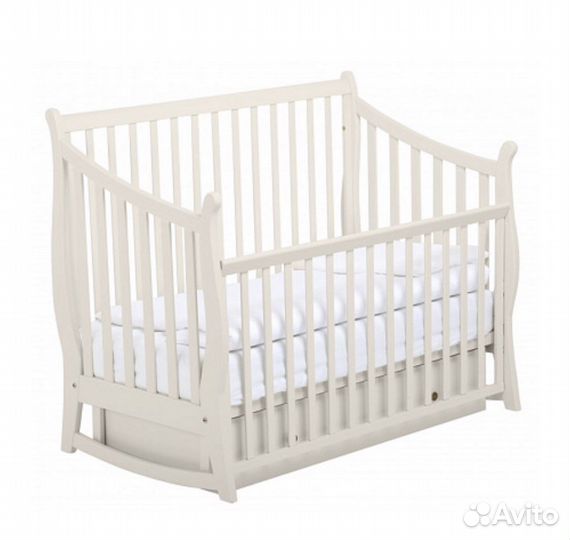 Кроватка-маятник Papaloni Maggy, 140*70 см, крем