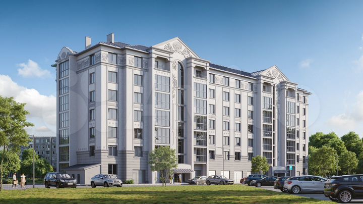 2-к. квартира, 94,3 м², 1/7 эт.