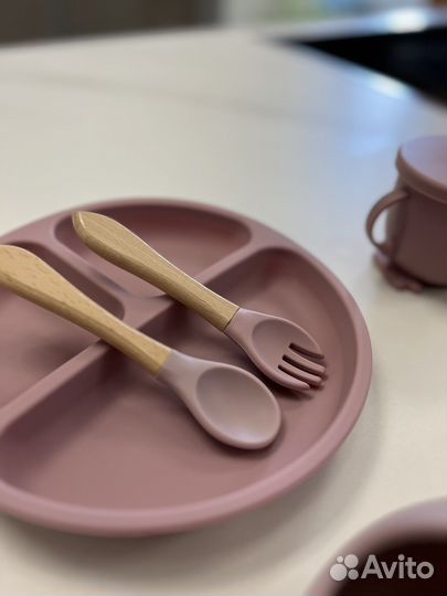 Детская посуда для кормления силиконовая