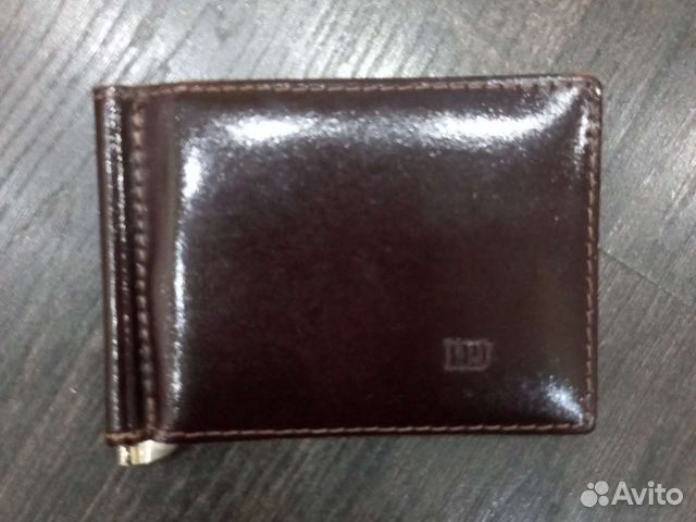 Бумажник мужской кожаный