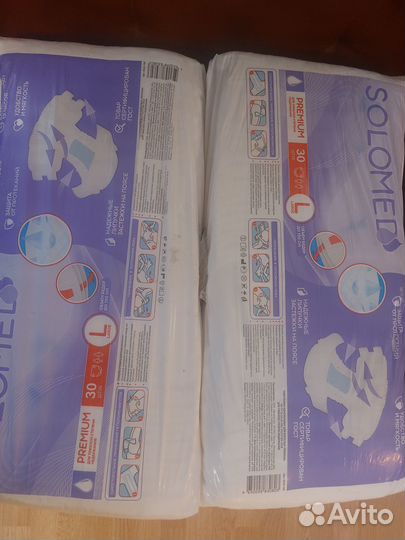 Памперсы для взрослых solomed L