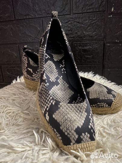 Эспадрильи на танкетке женские 39 размер