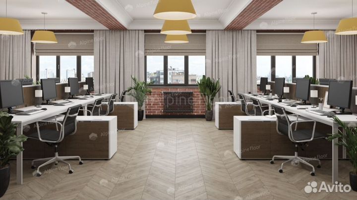 Spc ламинат Alpine floor LVT Карите Chevron