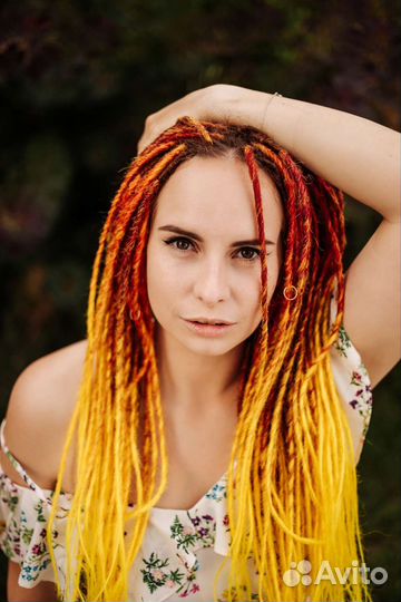 Де дреды, натуральные дреды, косички