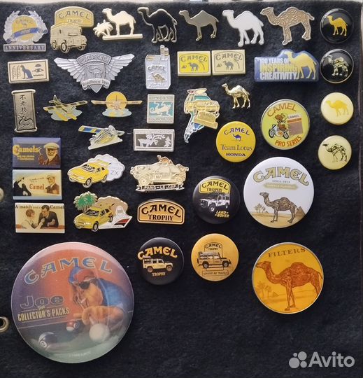 Значки camel одним лотом