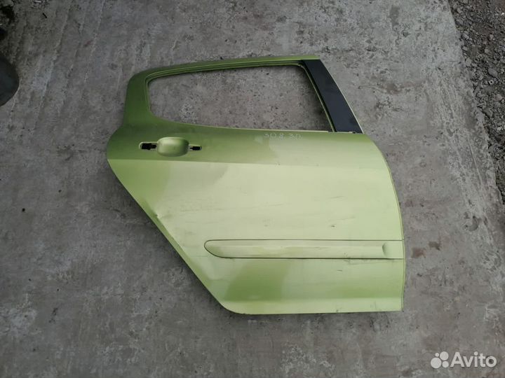 Дверь задняя правая peugeot 308