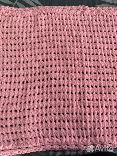 Плед детский вязаный