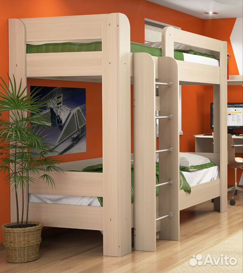 Детская двухярусная кровать