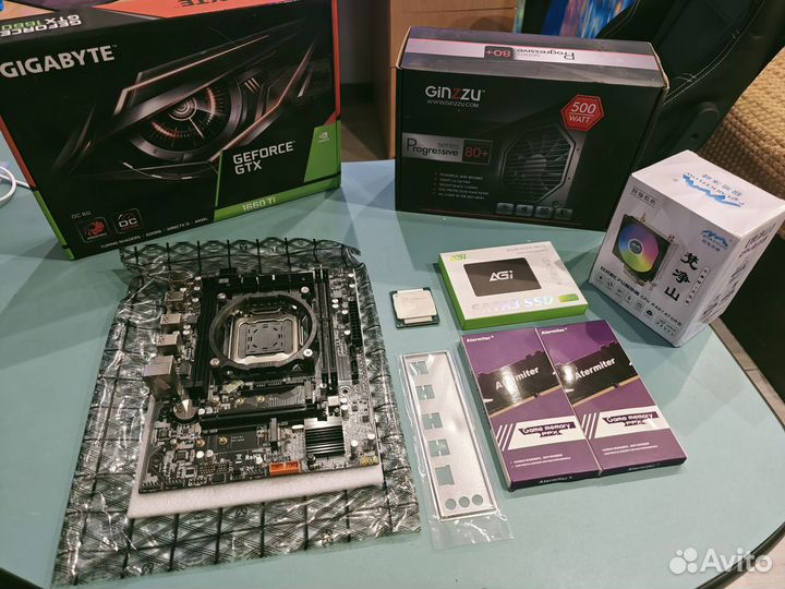 Игровой пк Gtx 1660ti+12/24ядер, монитор 165гц