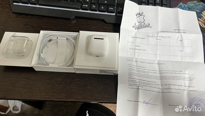 Беспроводные наушники Apple AirPods 2 A2031