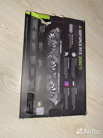 Коробка от видеокарты rtx 3060