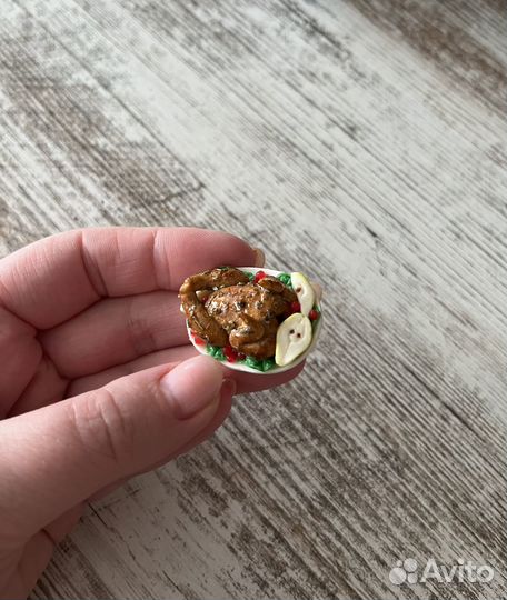 Набор мини еды для кукол из полимерной глины