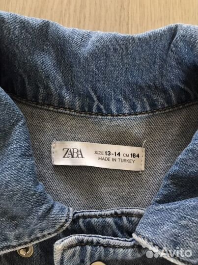 Джинсовый комбинезон zara