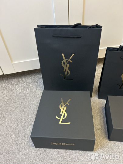 Yves saint laurent коробки пакеты