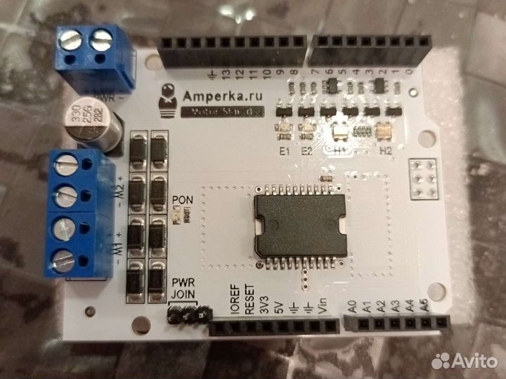 Амперка motor shield