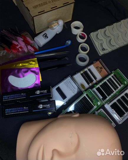 Набор материалов для наращивания ресниц