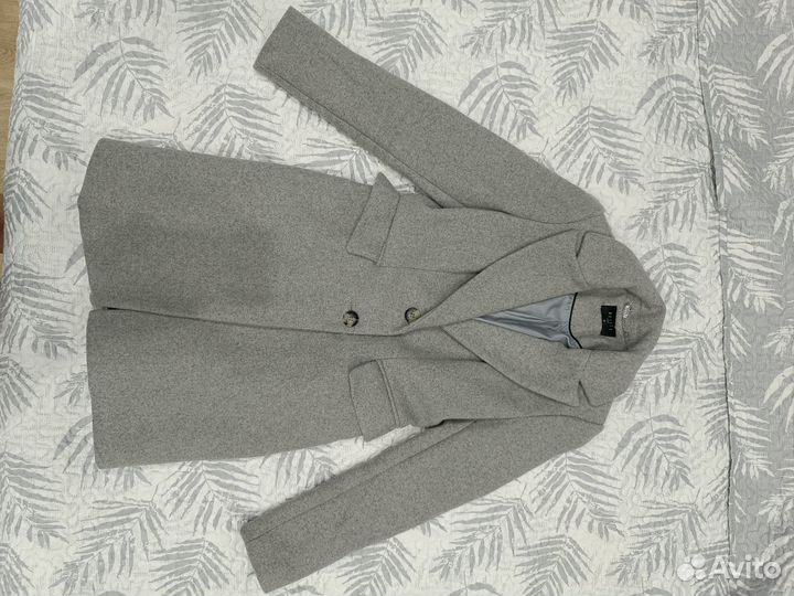 Пальто серое женское