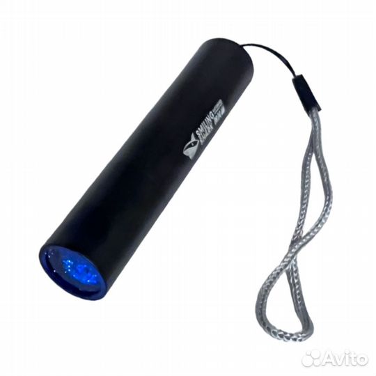 Фонарь акк. smiling shark SD-0112 UV+RED laser Bla