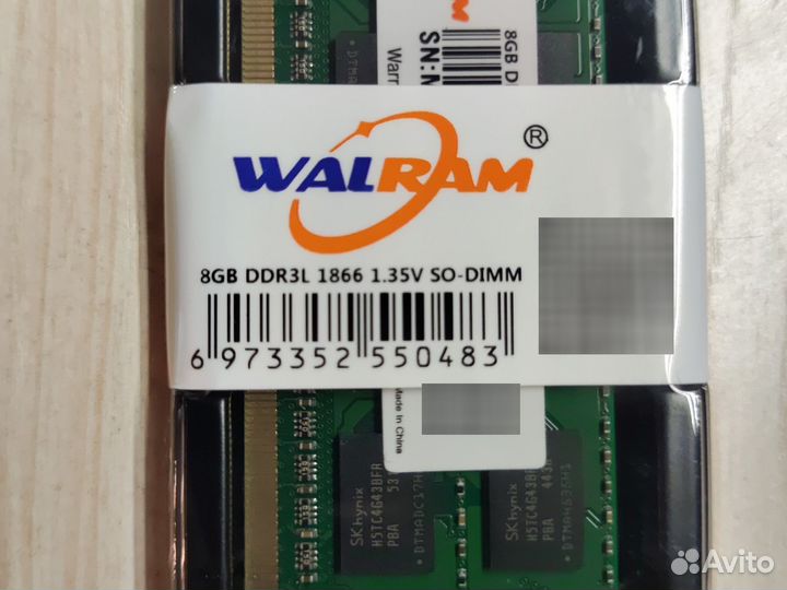 8gb 1866 Ddr3l sodimm память для ноутбука