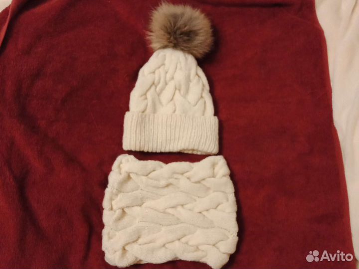 Шапка и снуд для девочки