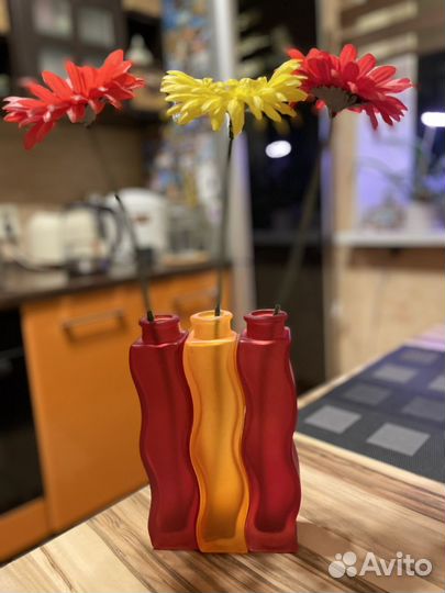 Ваза Волна с герберой Икеа