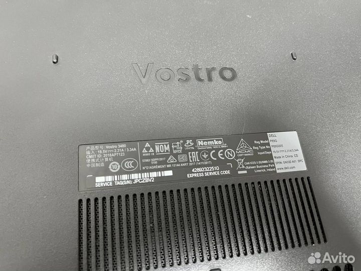 Ноутбук Dell Vostro 3480 на запчасти