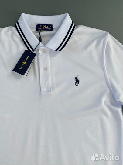 Поло Polo ralph lauren белое