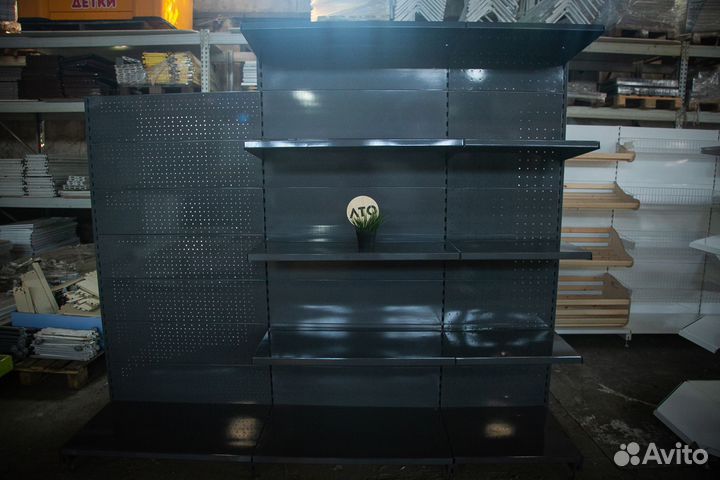 Стеллаж металлический для магазина