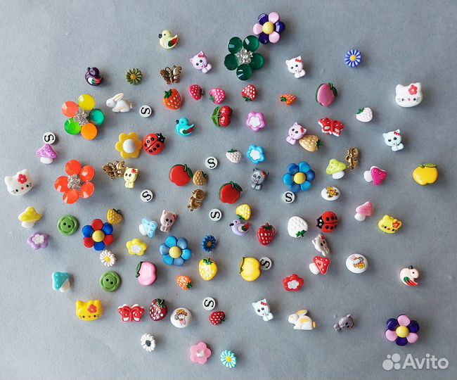 Пакет детских пуговиц 95 штук для творчества