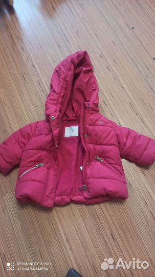 Куртка для девочки zara 68